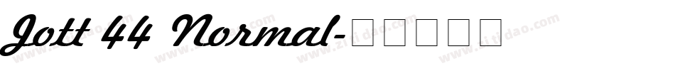Jott 44 Normal字体转换